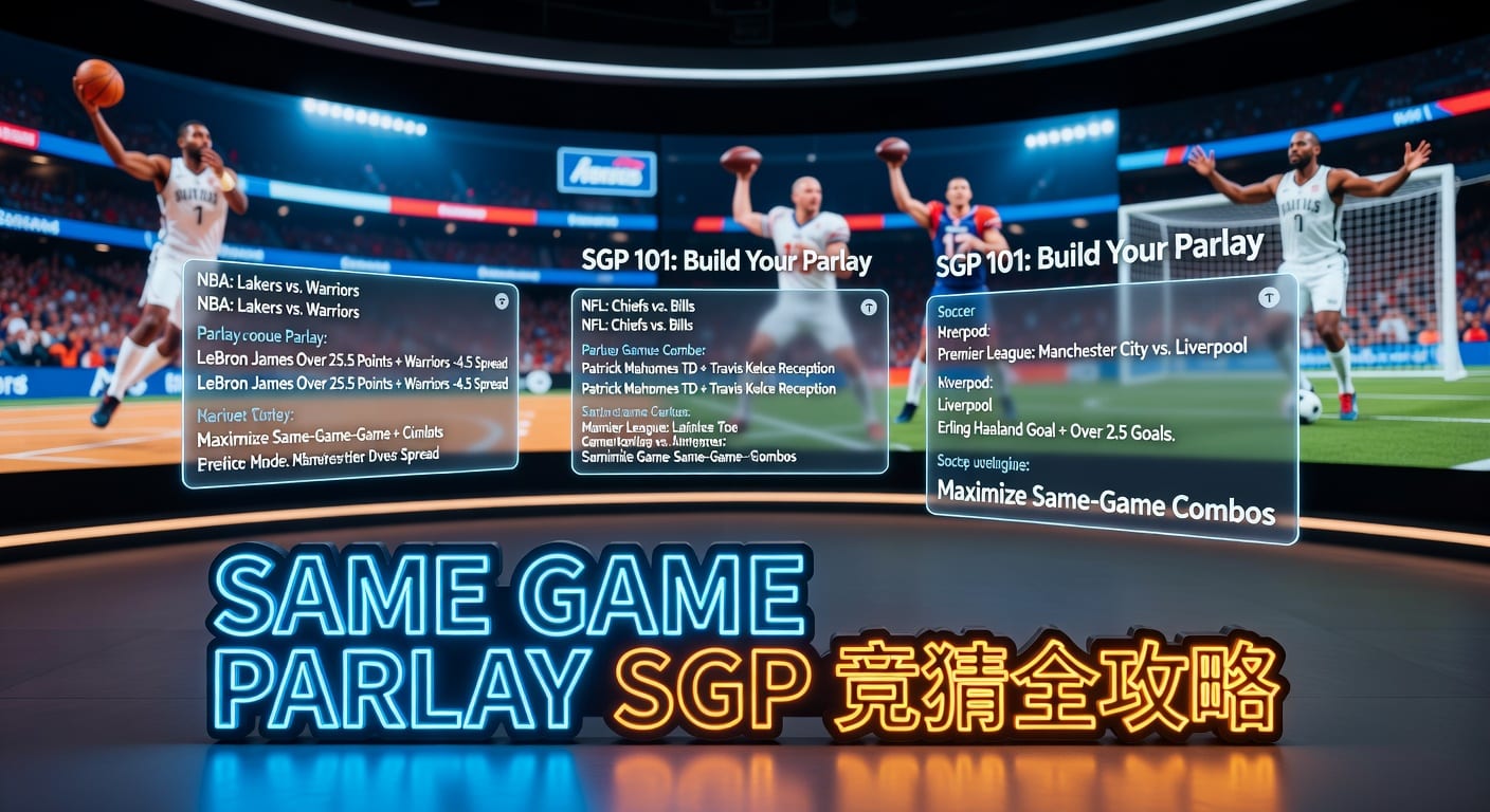 same game parlay SGP 入门与实战判断