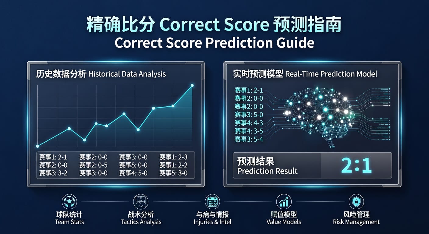 精确比分 correct score：赛前判断与比分区间思路